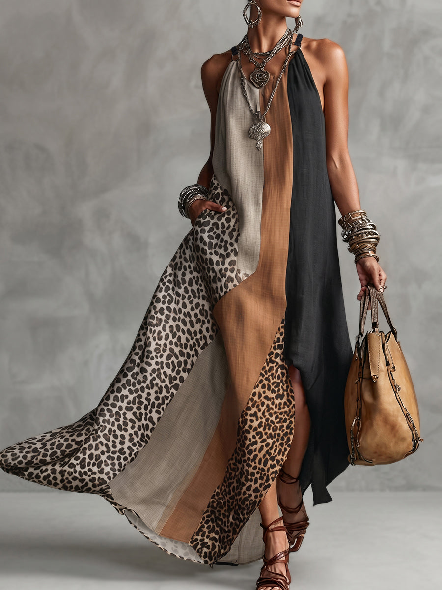 LUCIA | Maxi Halter Dress