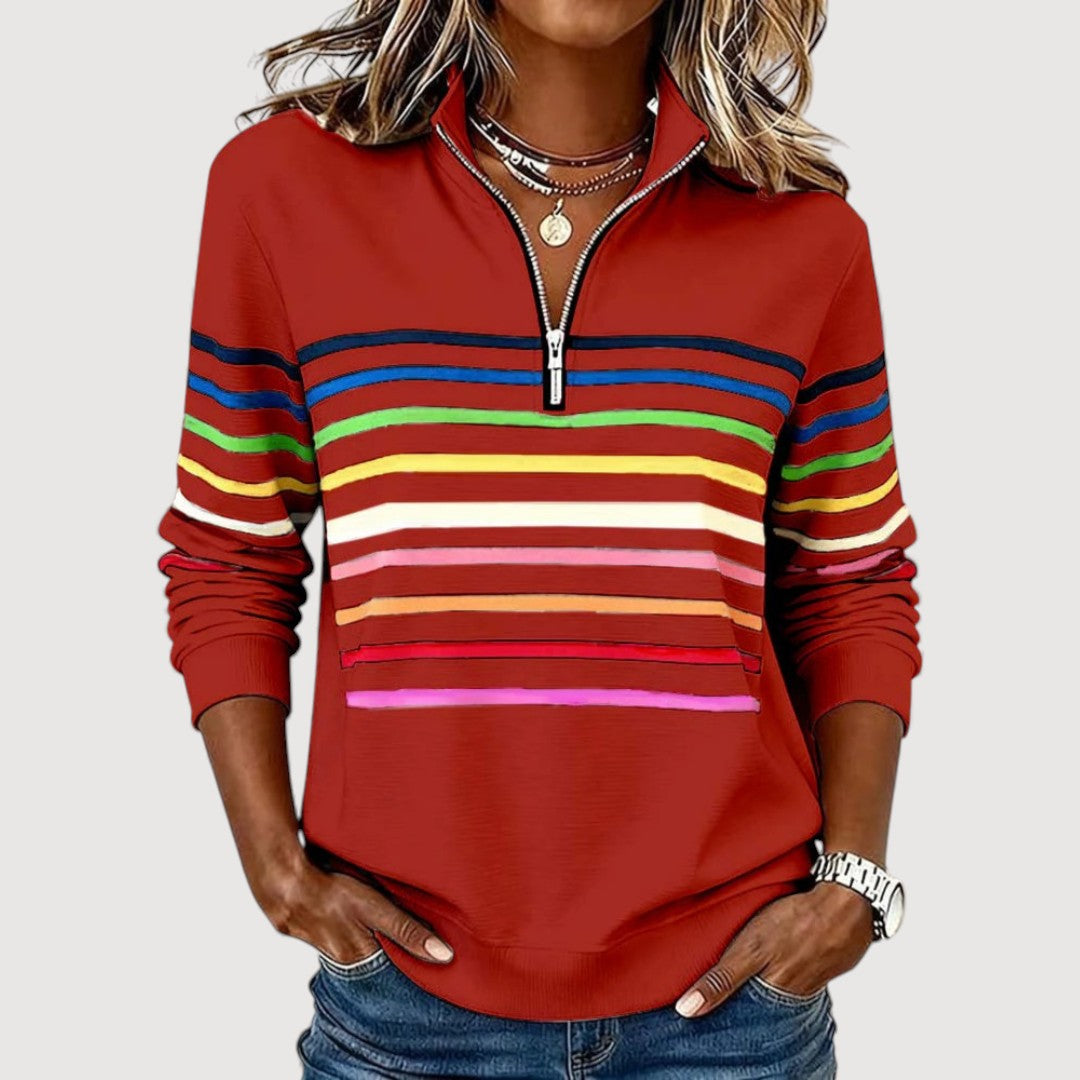 LAICA – COMFORTABLE ZIPPERED TOP