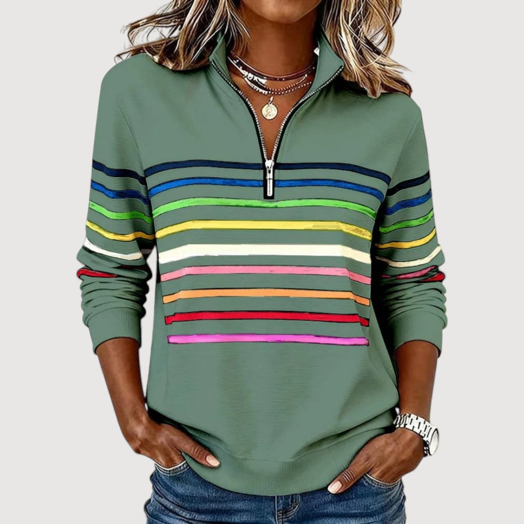 LAICA – COMFORTABLE ZIPPERED TOP