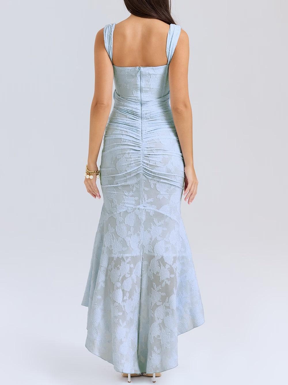 ELVENA™ | Lace Fishtail Midi Dress