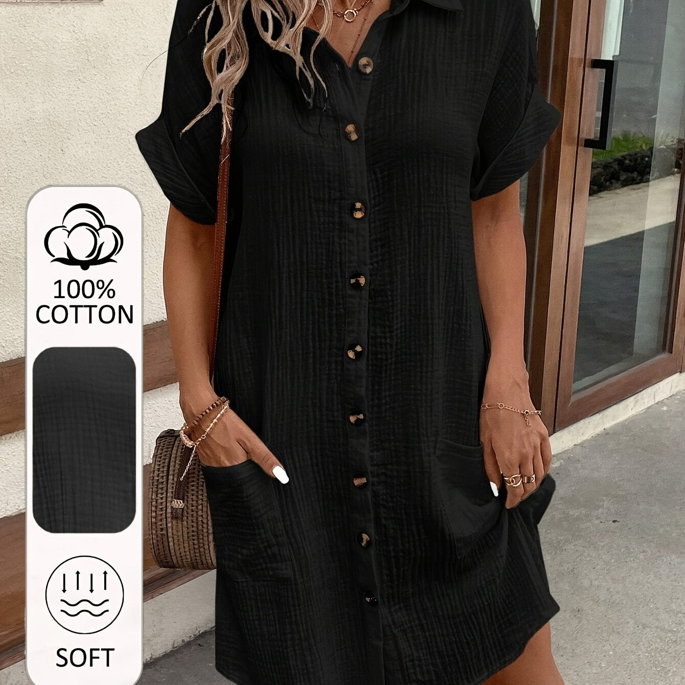 Ann | Elegant Shirt Dress