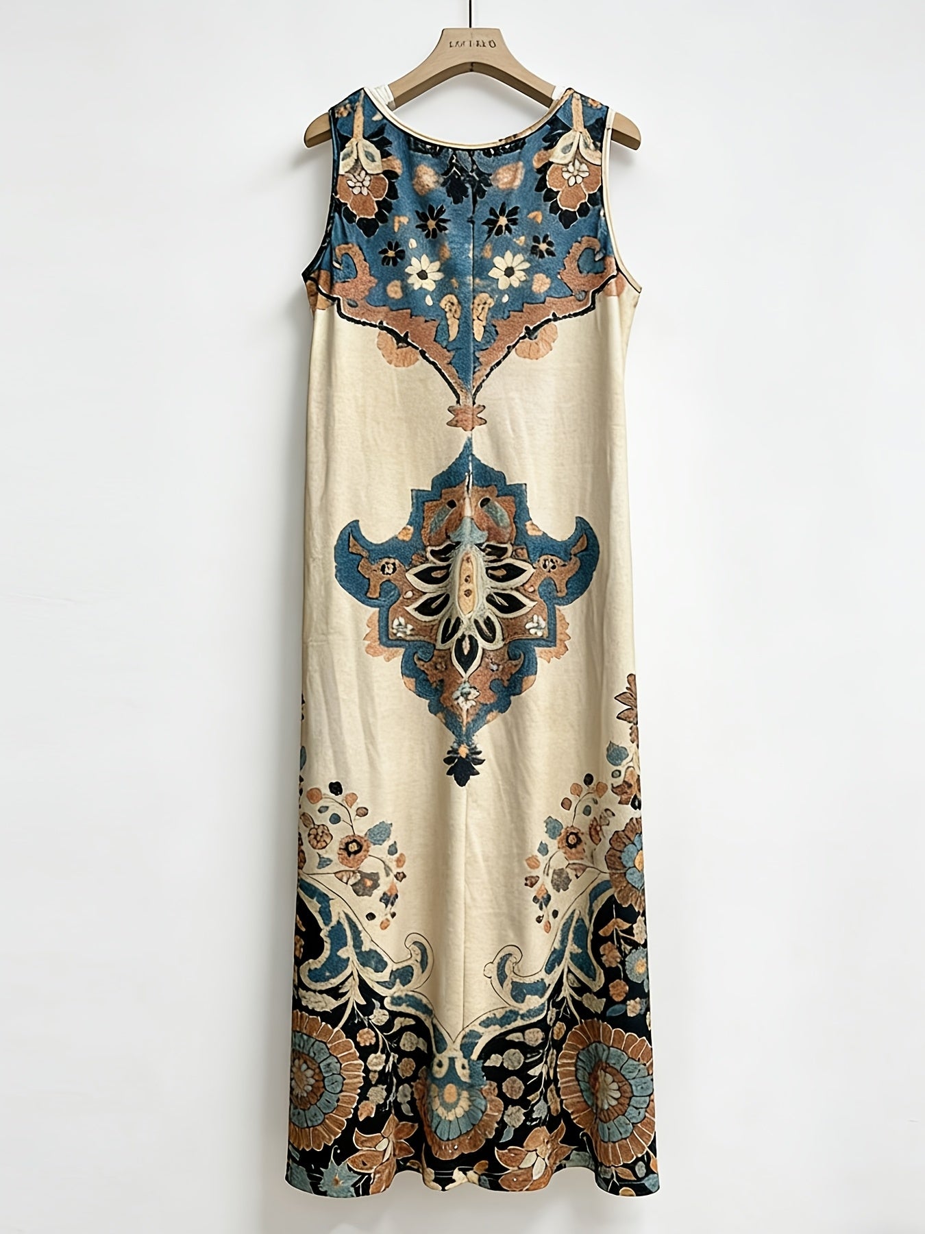 Brooke | Sleeveless Boho Print Dress