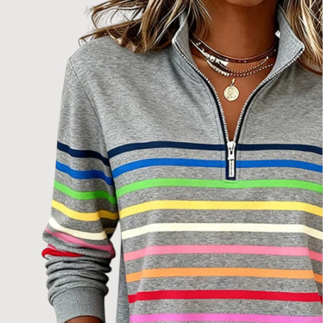 LAICA – COMFORTABLE ZIPPERED TOP