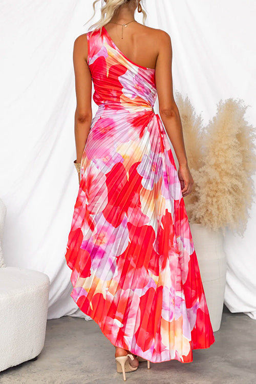 Hayes & Tate™ | Pleated One-Shoulder Dress