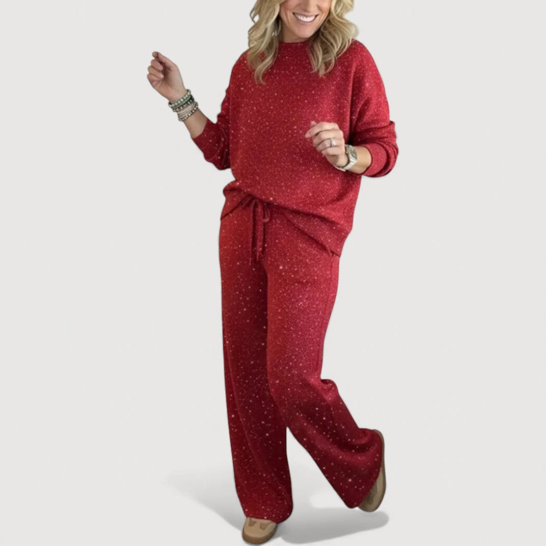 ALENNA – GLITTER LOUNGE SET