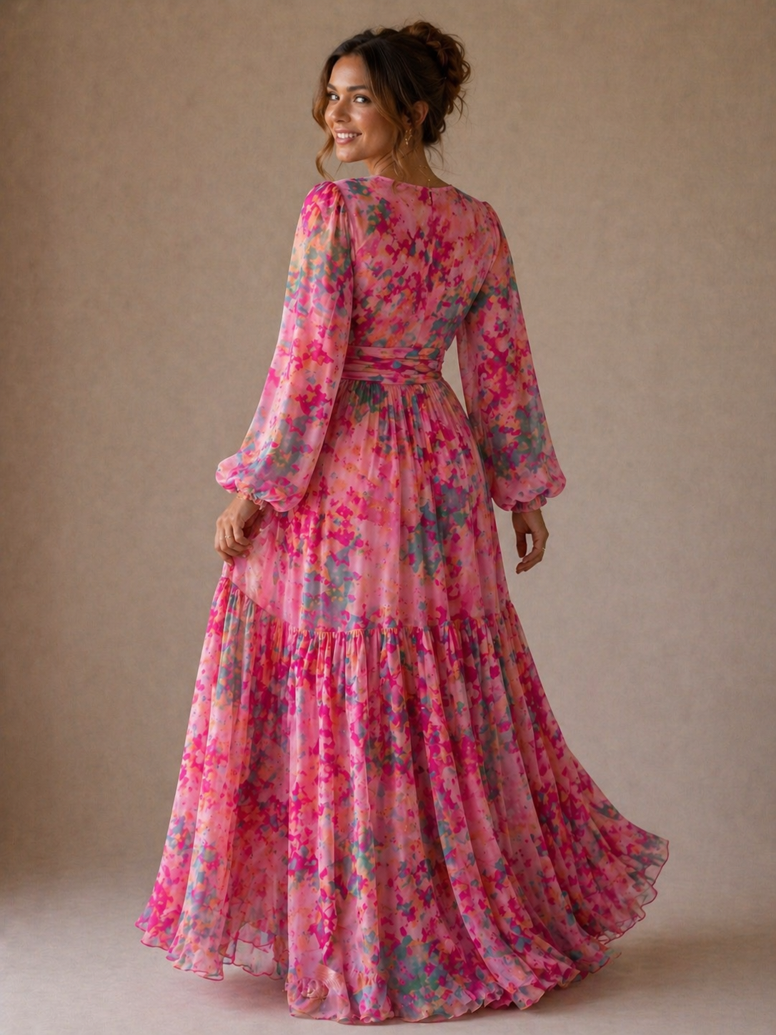 Hayes & Tate™ | Wrap Dress with Floral Print