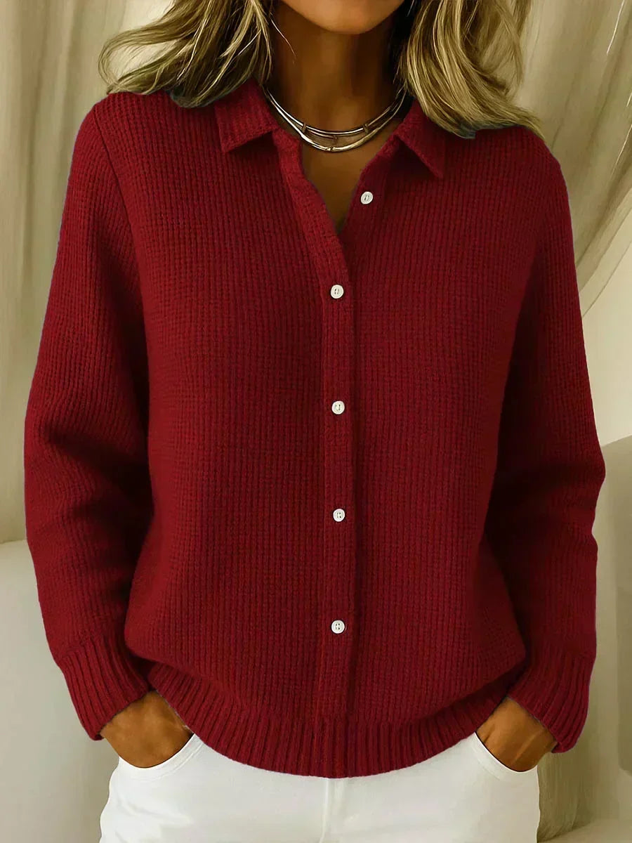 Sloane | Textured Button-Up Cardigan