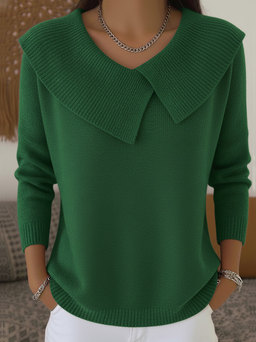 Cleo | Warm Sweater with Soft Collar