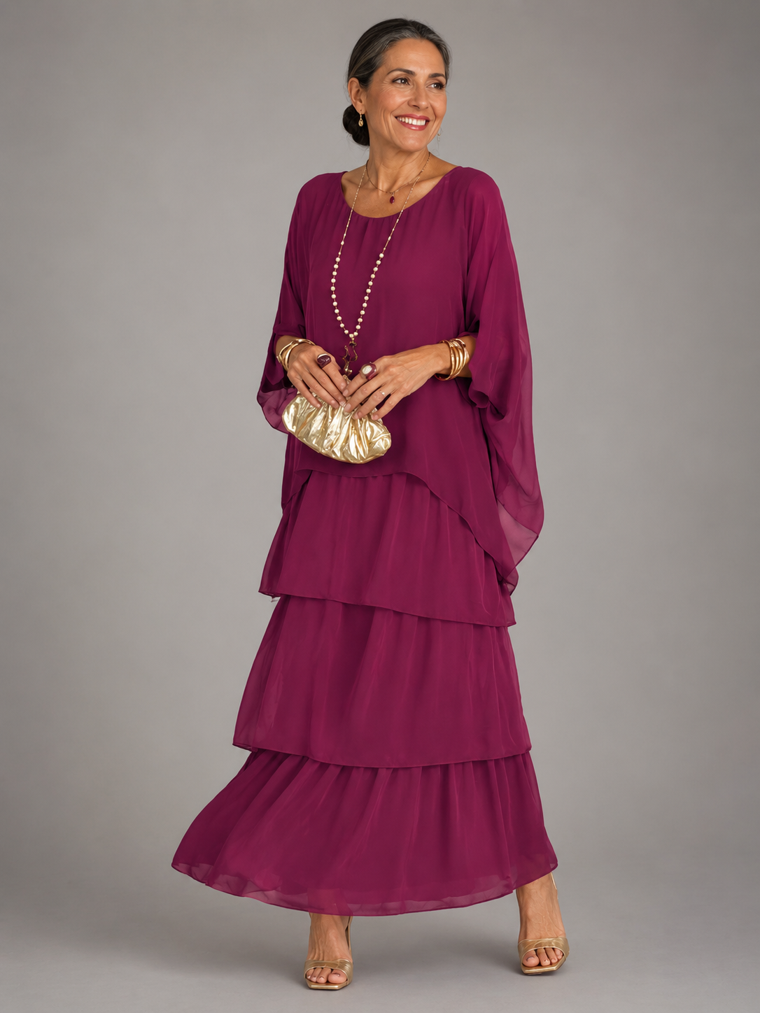 ELVENA™ | Elegant Flowy Maxi Dress