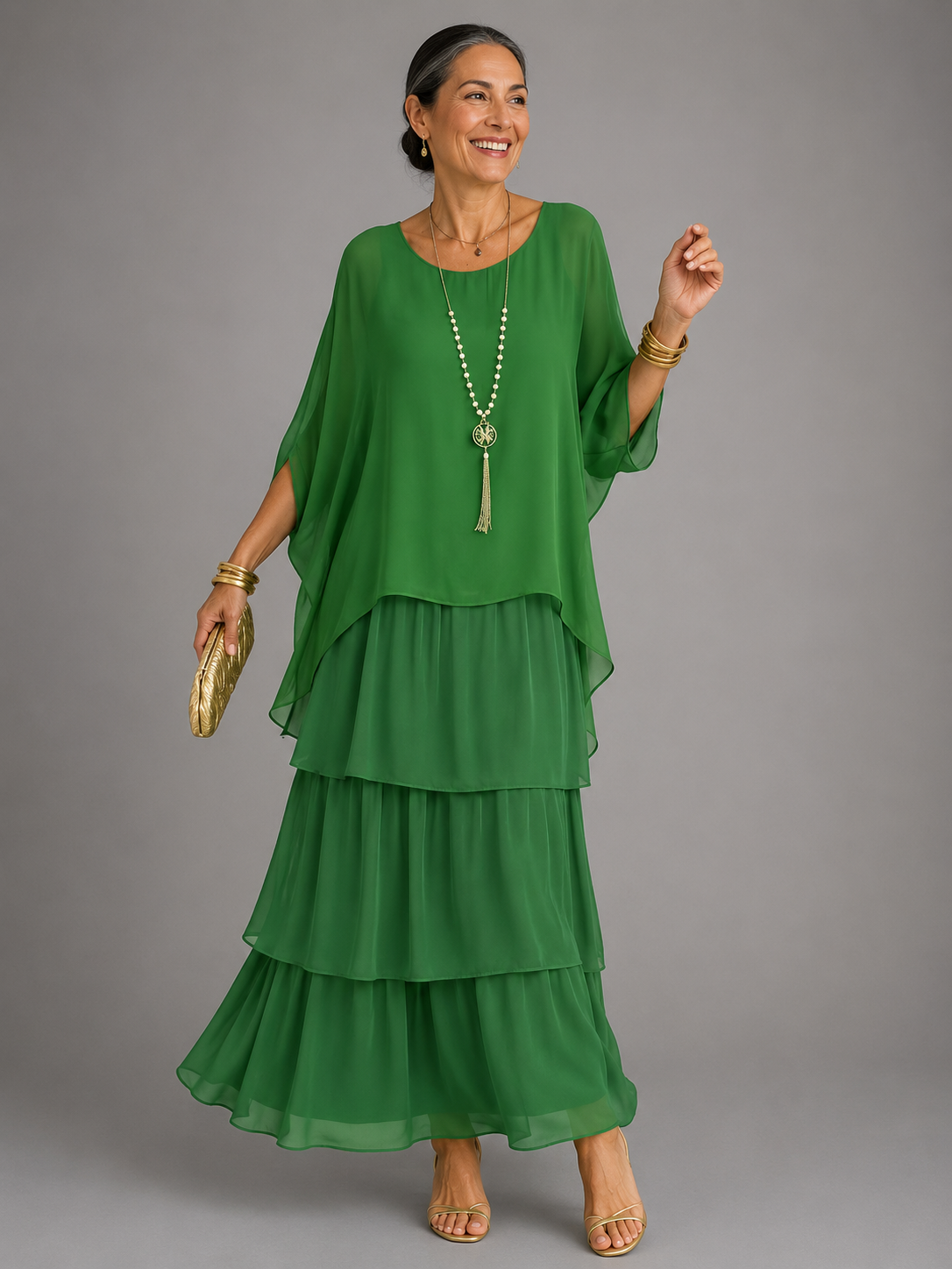 ELVENA™ | Elegant Flowy Maxi Dress