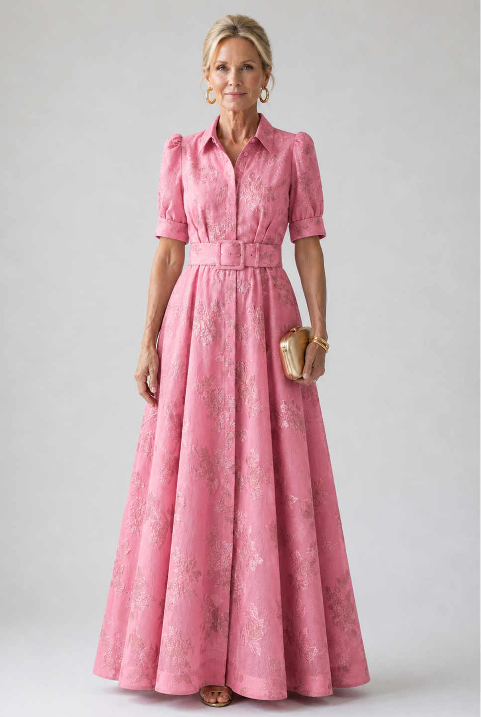 Hayes & Tate™ | Belted Floral Maxi Dress
