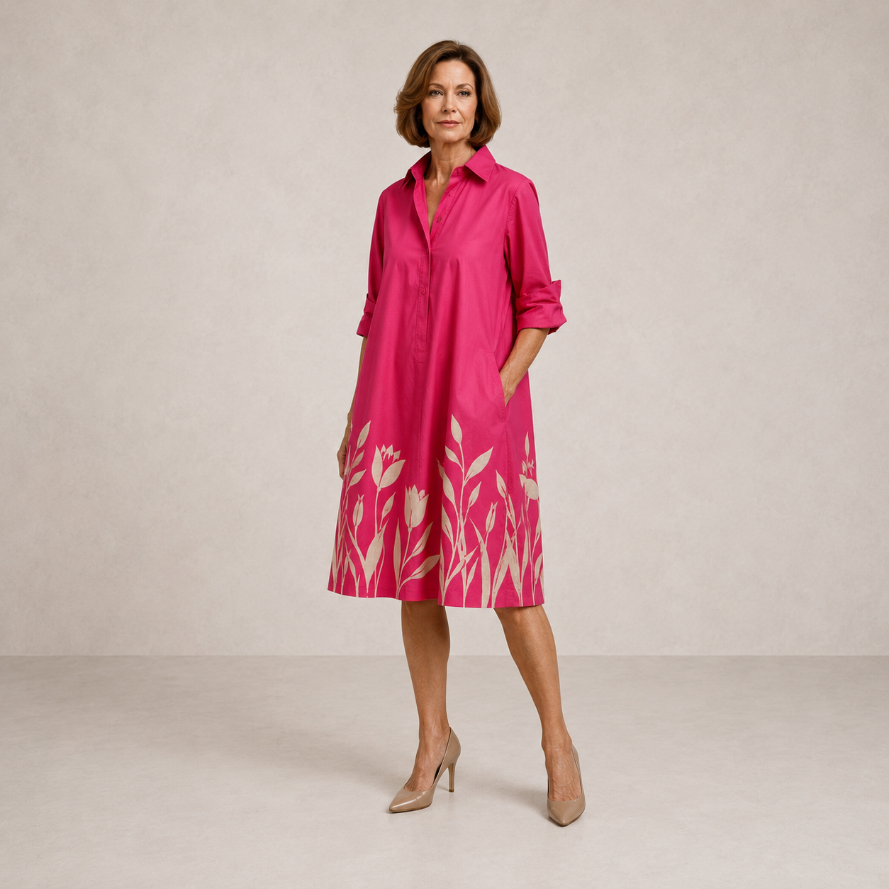 ELVENA™ | Relaxed Flowy Midi Dress
