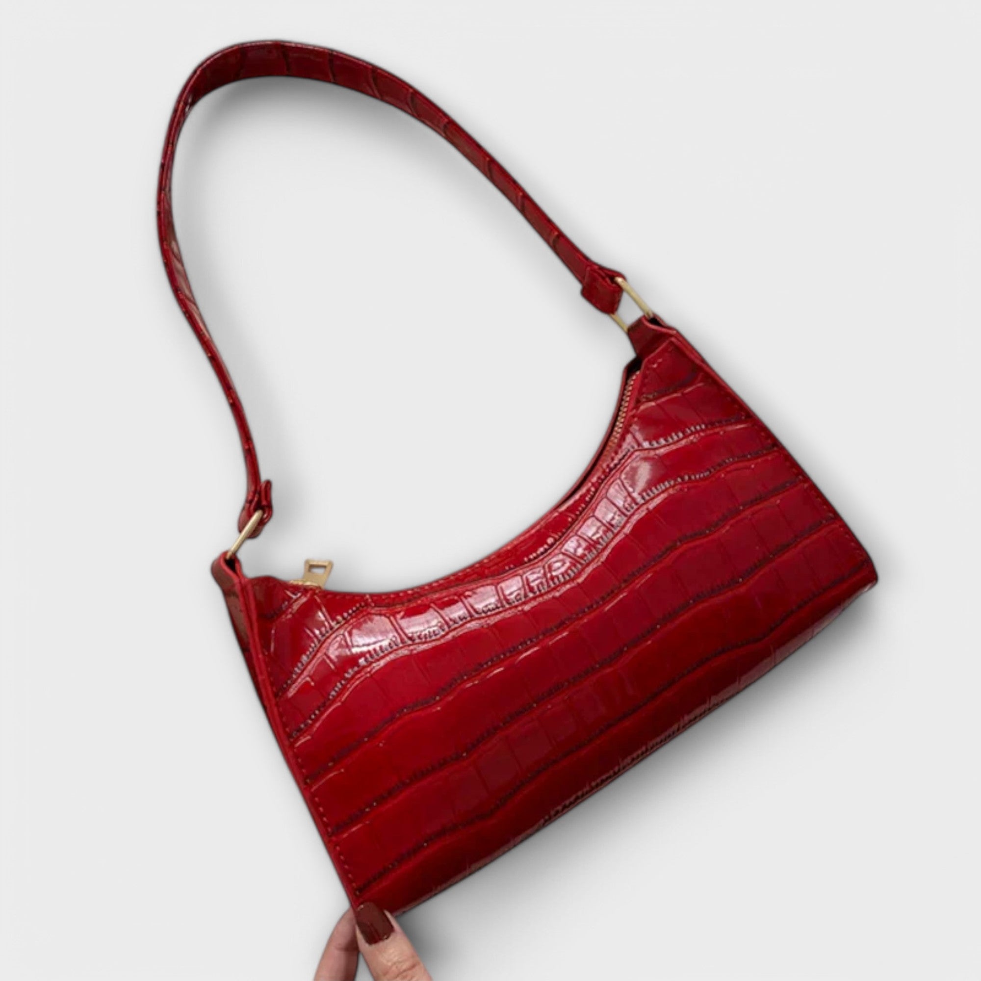 Jamie | Shiny Leather Bag