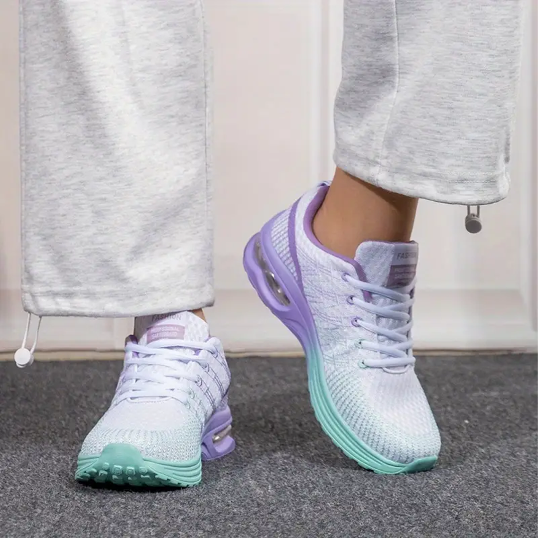 Chloe – Orthopedic Shoes in Violet & Turquoise