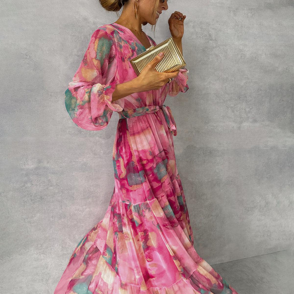 Hayes & Tate™ | Wrap Dress with Floral Print