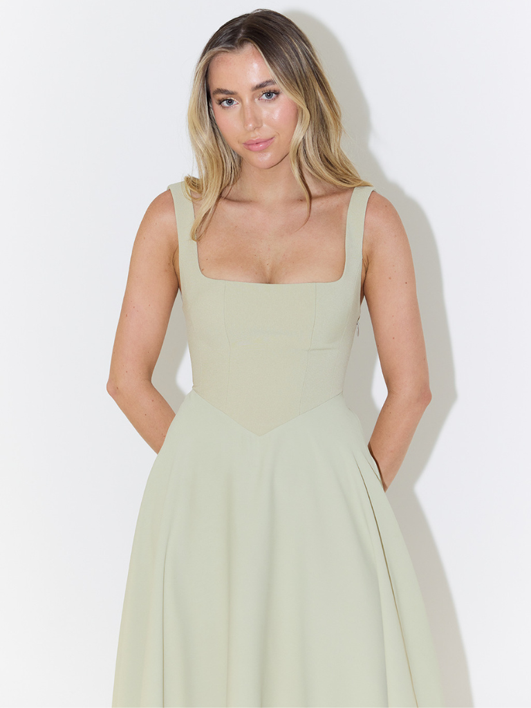ELVENA™ | Classic Midi Dress