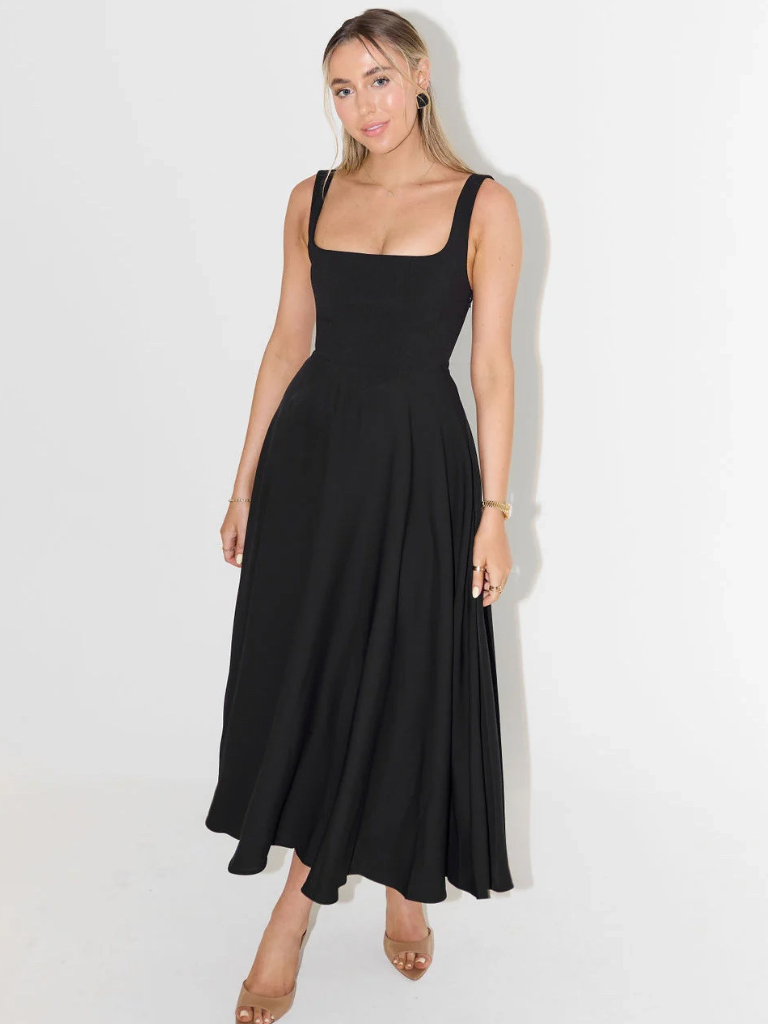 ELVENA™ | Classic Midi Dress