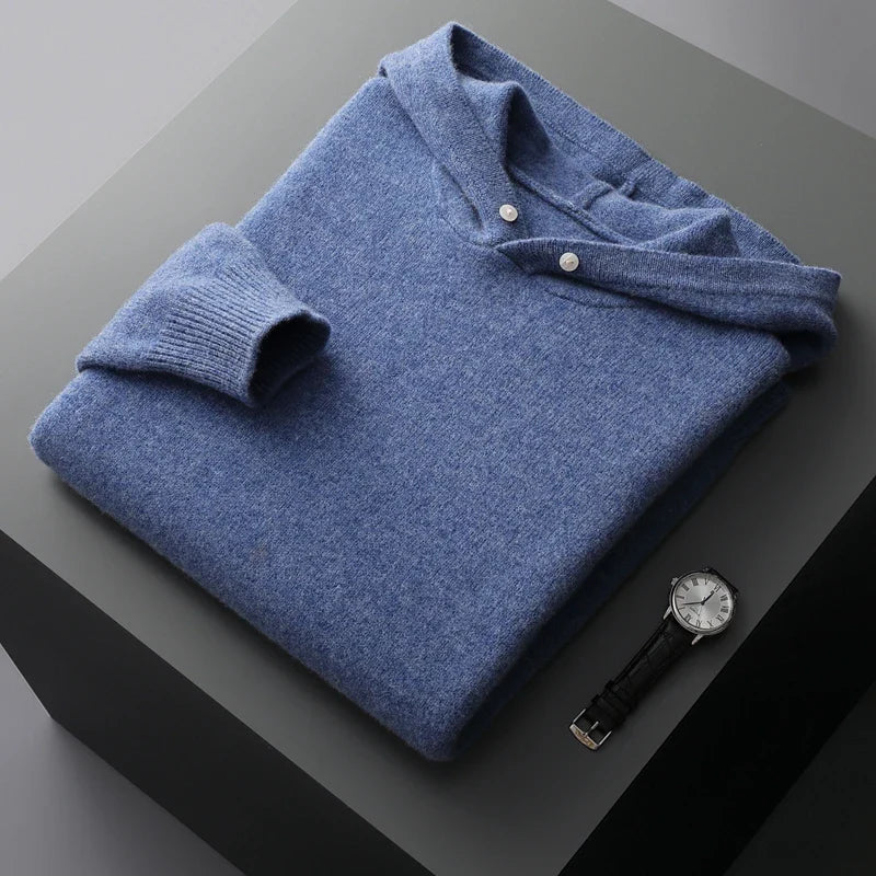 Zenith Pure Cashmere Hoodie