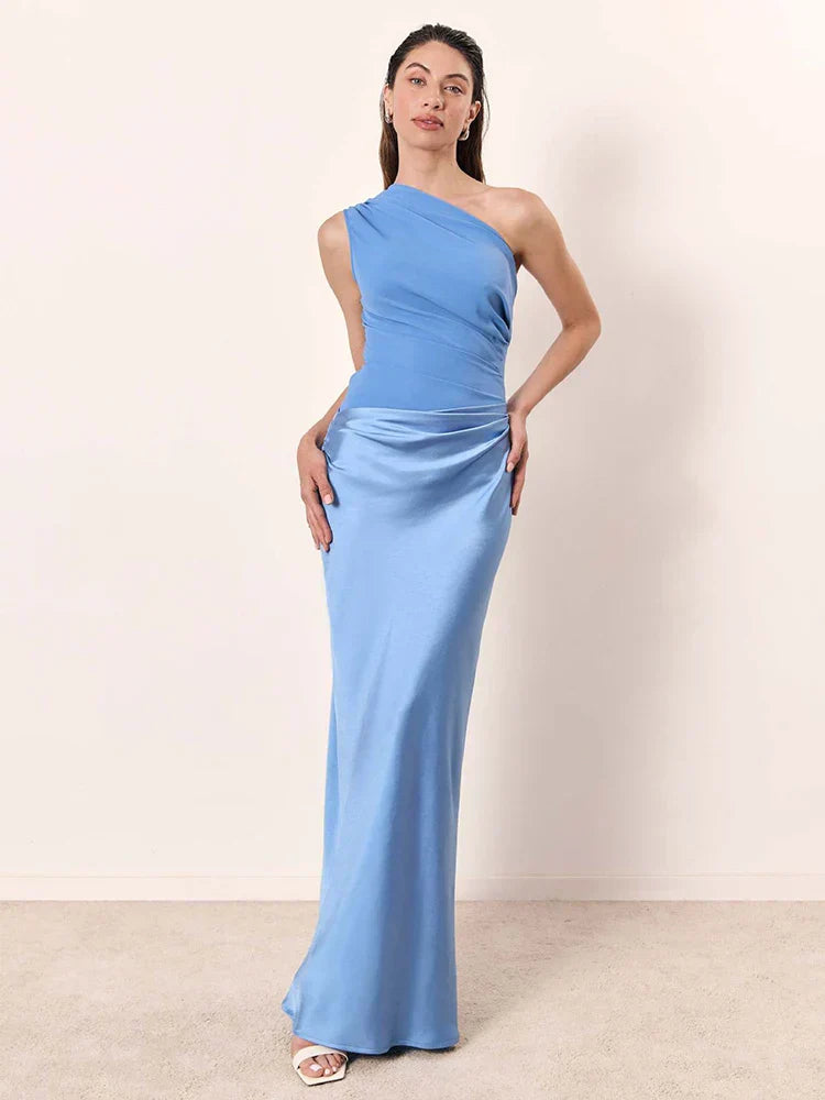 Hayes & Tate™ | Maxi Dress with a Guilt in Satin