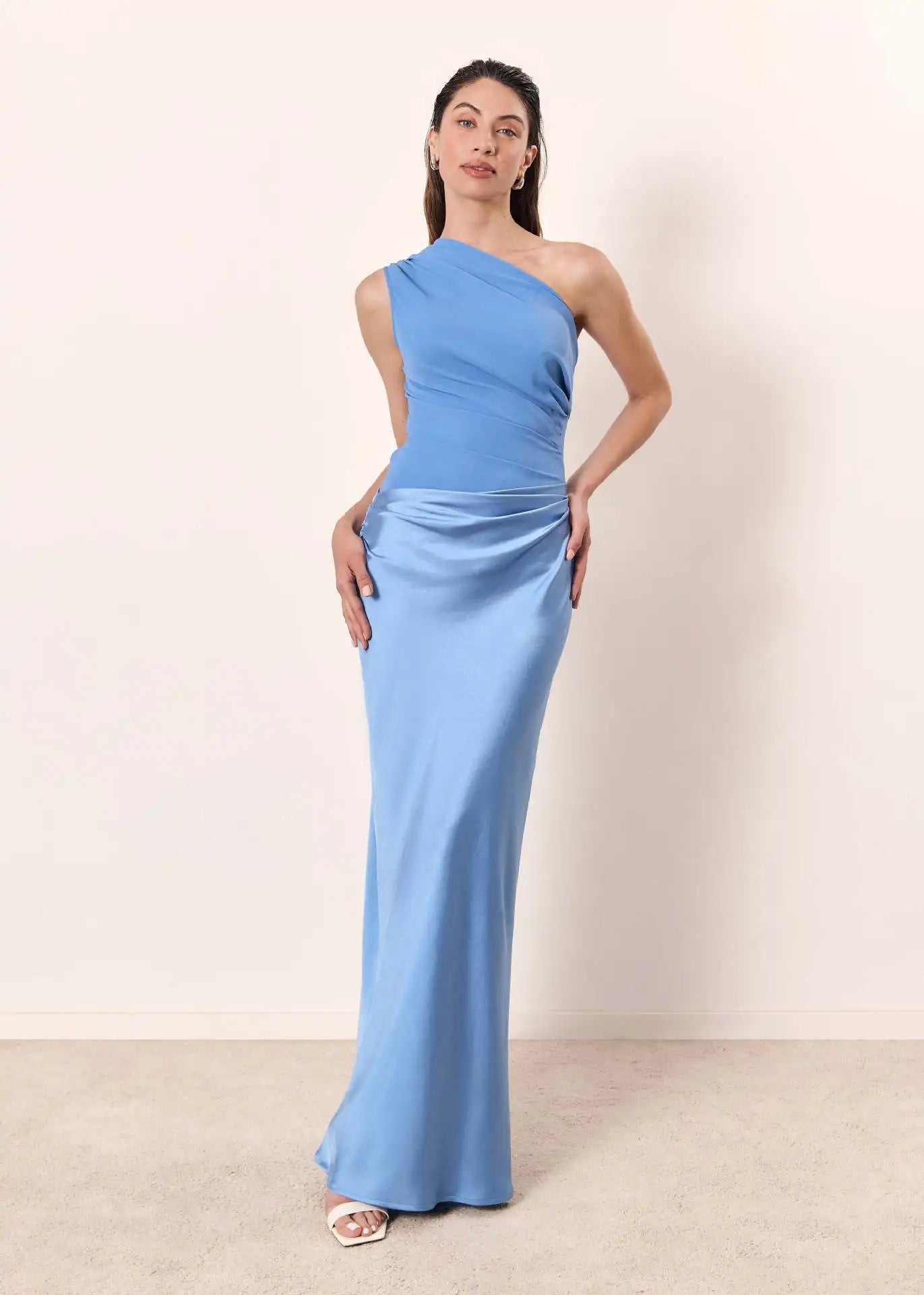 Hayes & Tate™ | Maxi Dress with a Guilt in Satin