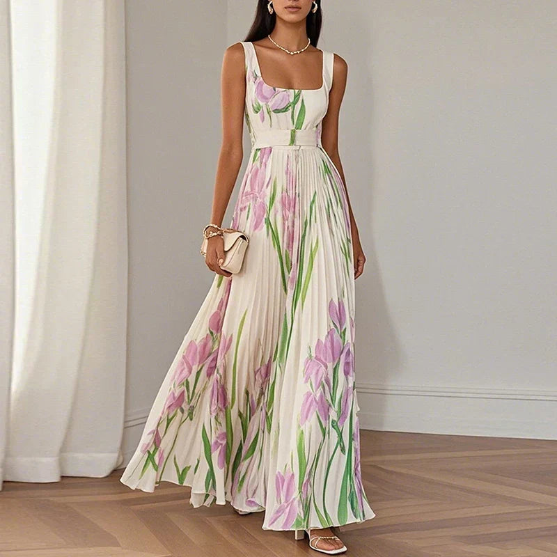 ELVENA™ | Floral Maxi Dress