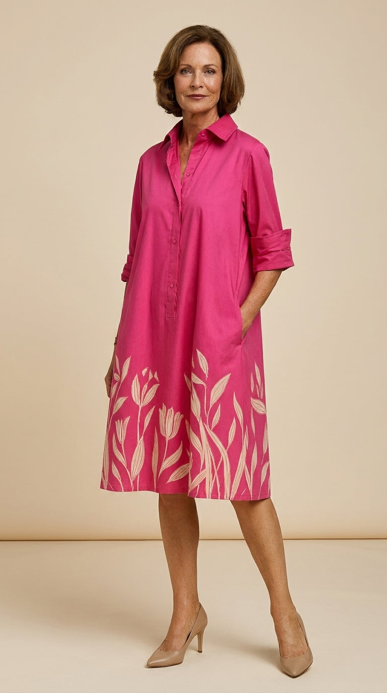 ELVENA™ | Relaxed Flowy Midi Dress