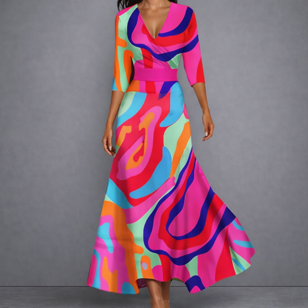 Emily | Elegant Flowing Maxi Dress