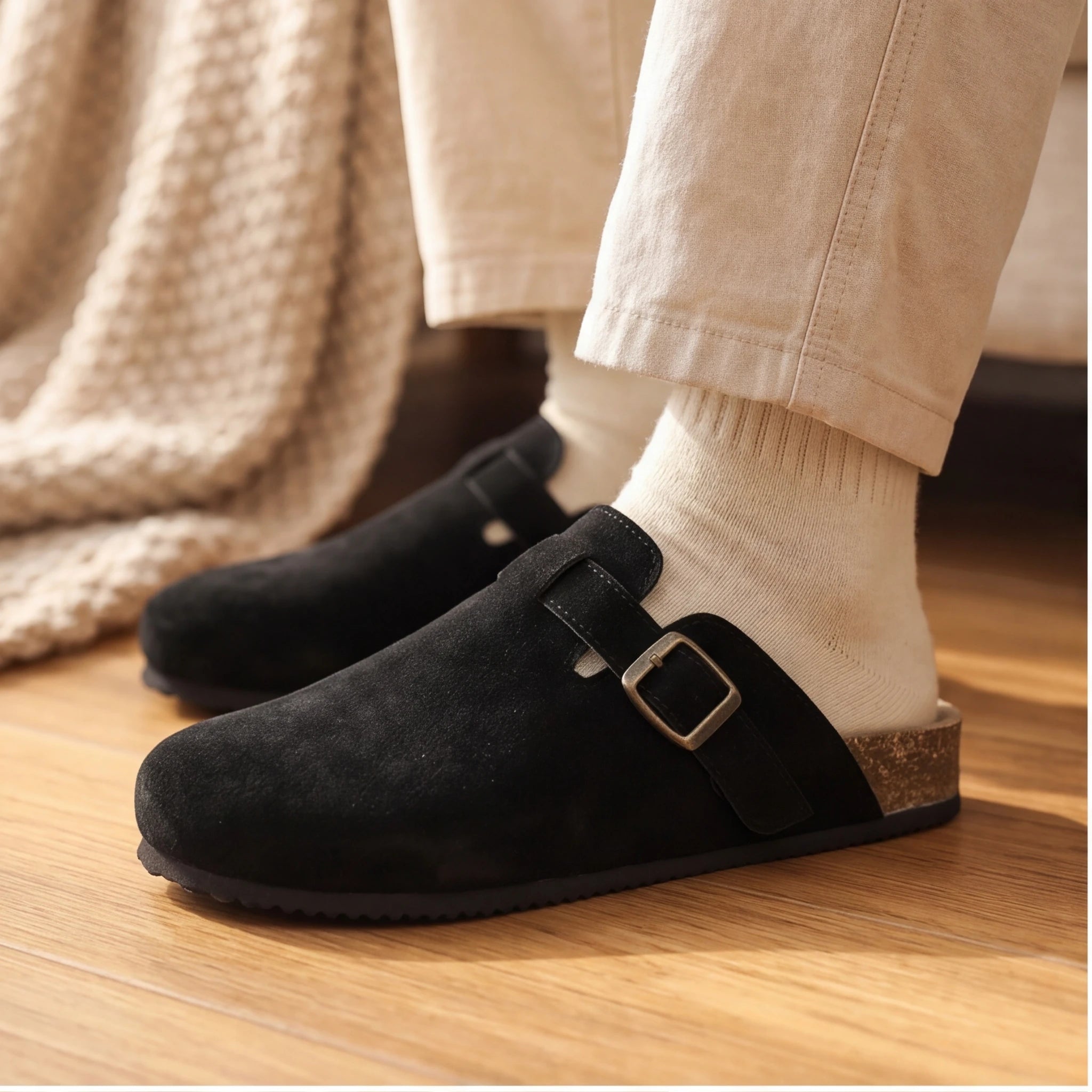 Capri Suede Clogs