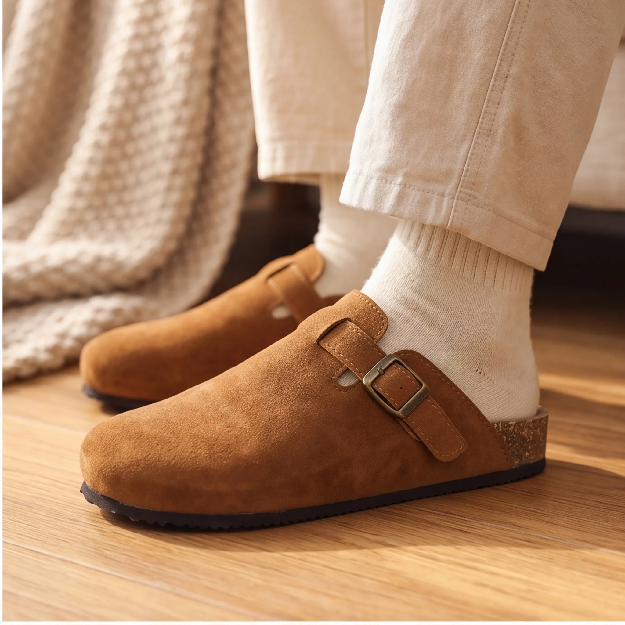 Capri Suede Clogs
