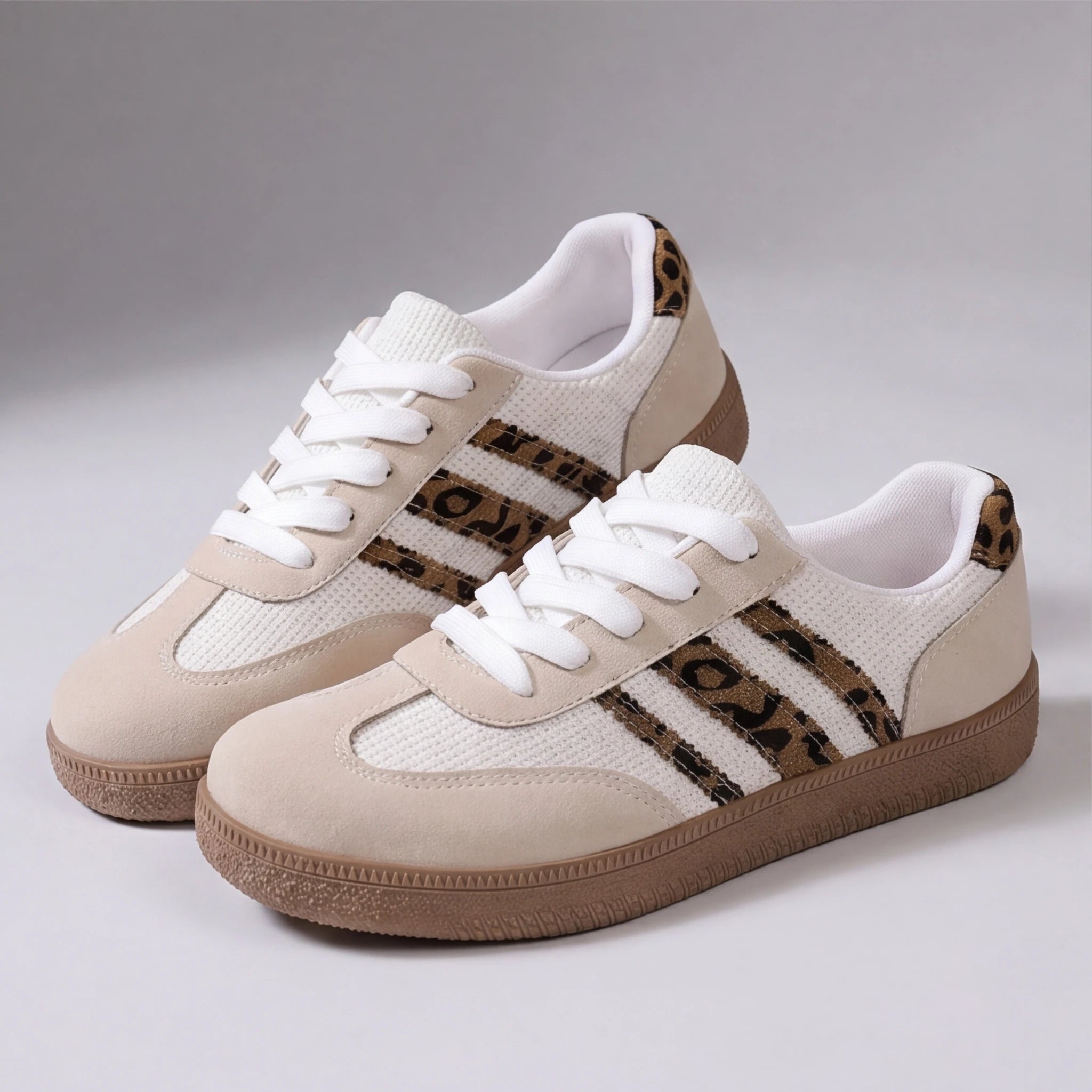 Hayes Leopard Print Trainers