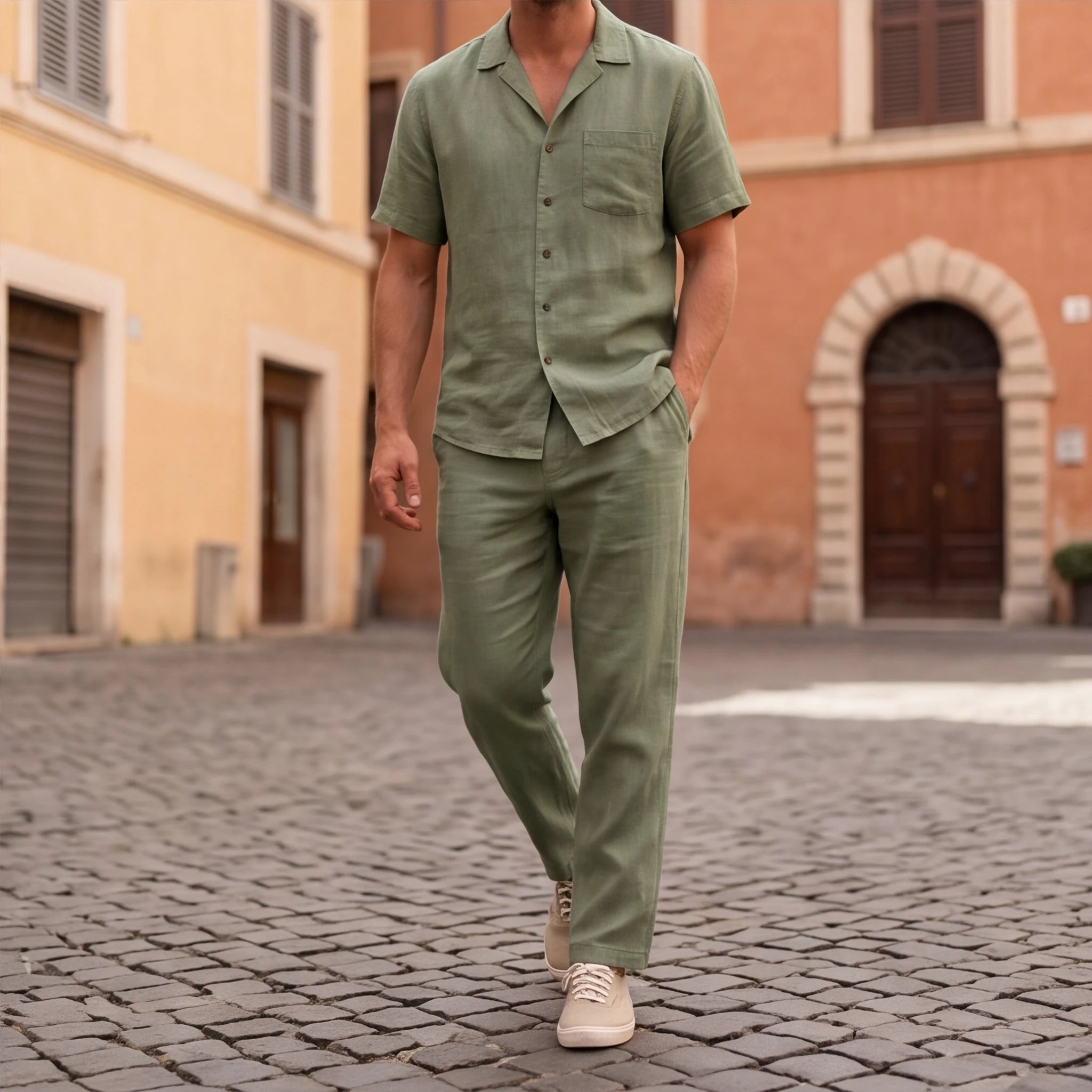 The Roma Linen Set
