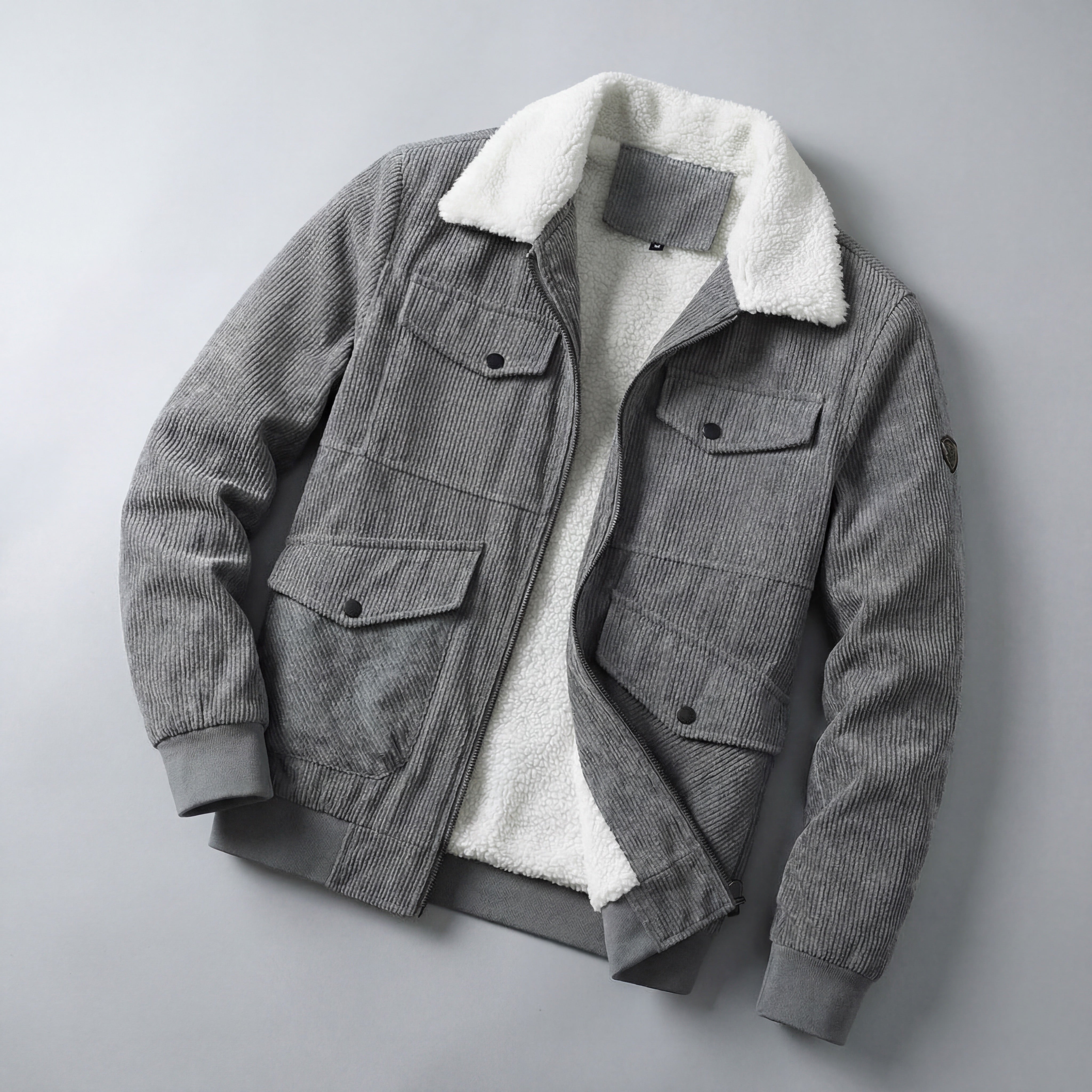 Corduroy Wool-Lined Jacket