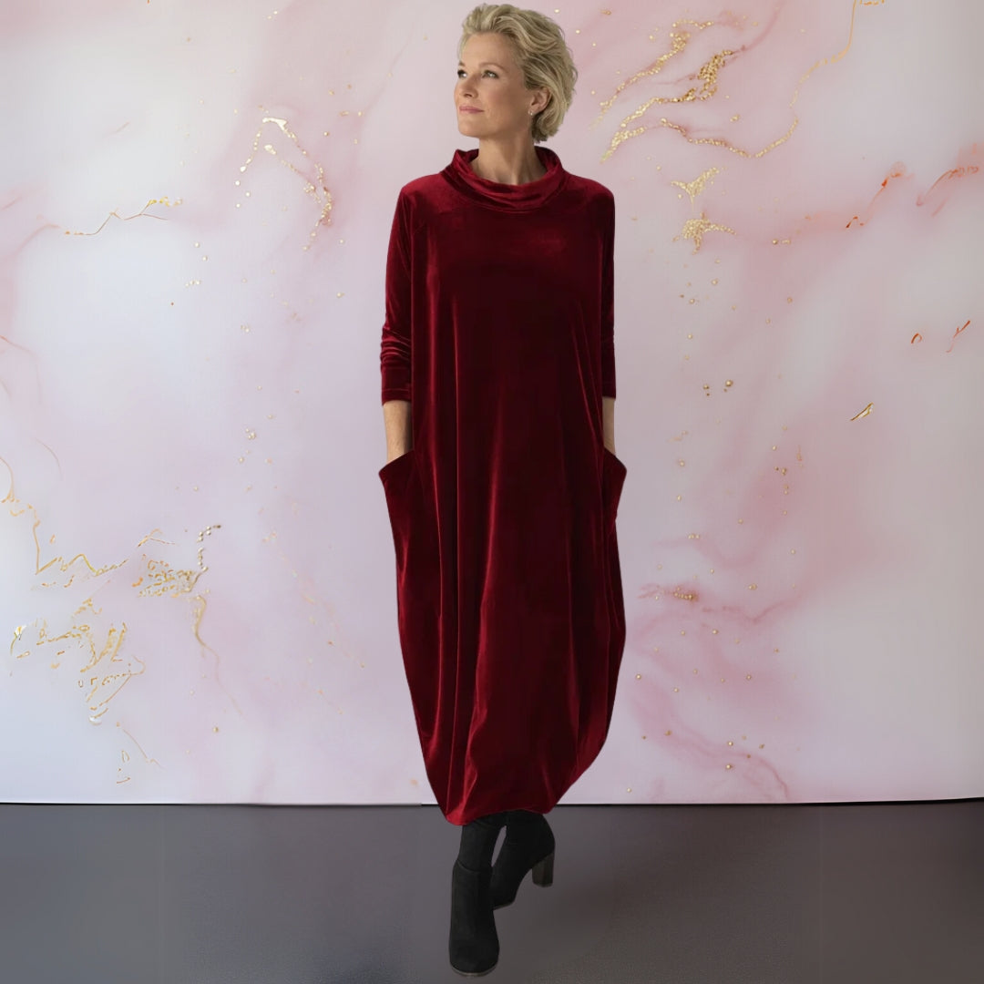 Leona | Velvet Maxi Dress