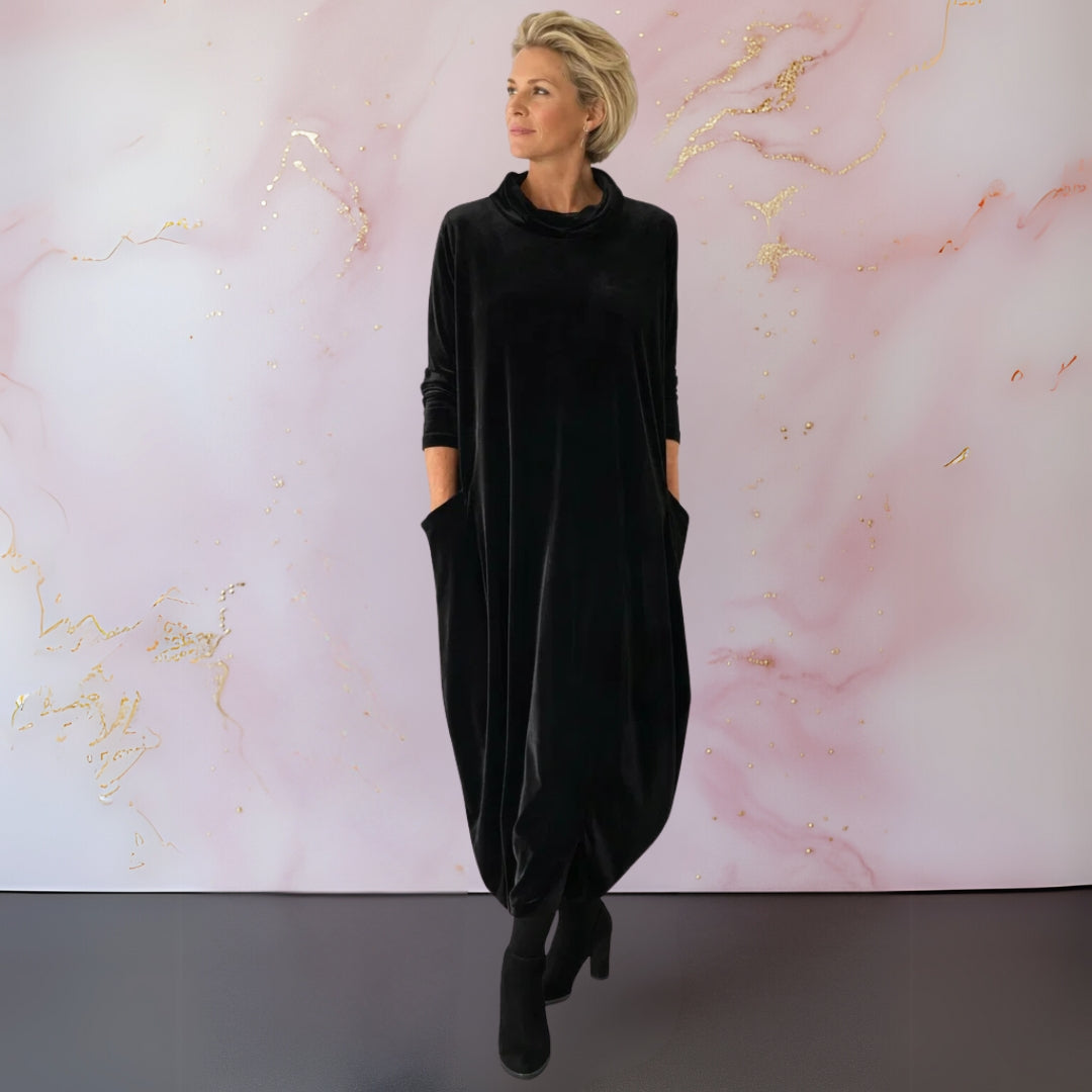 Leona | Velvet Maxi Dress