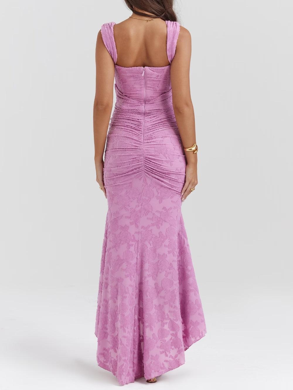 ELVENA™ | Lace Fishtail Midi Dress