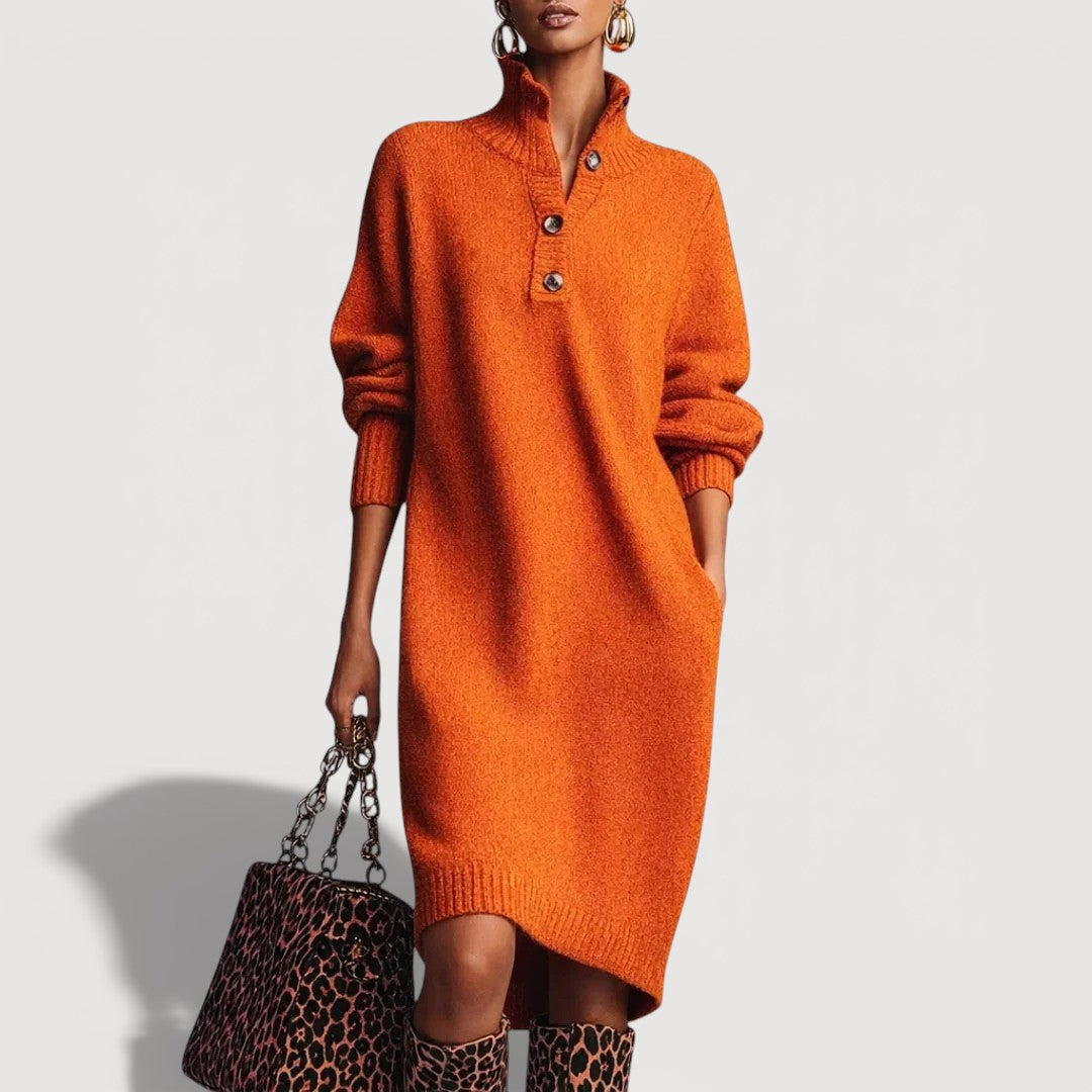 ALESSIA – COMFORTABLE KNIT DRESS