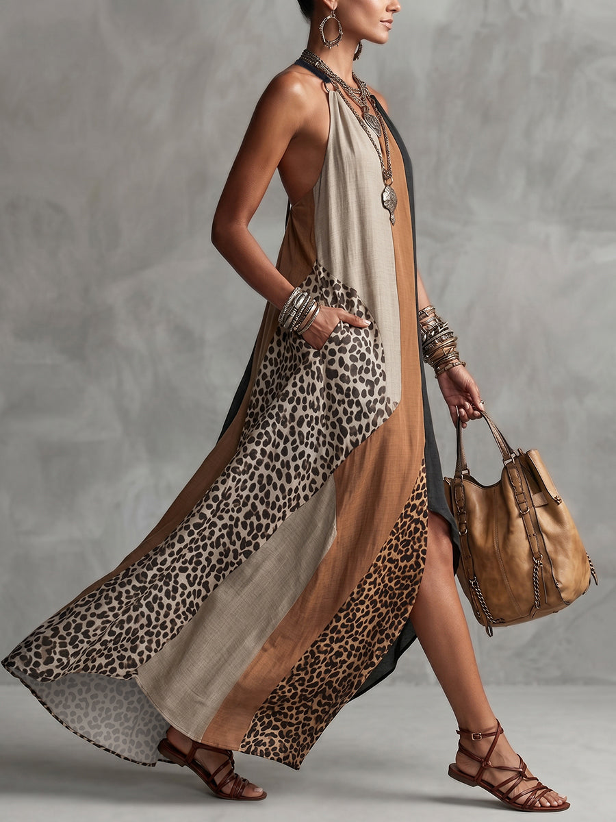 LUCIA | Maxi Halter Dress