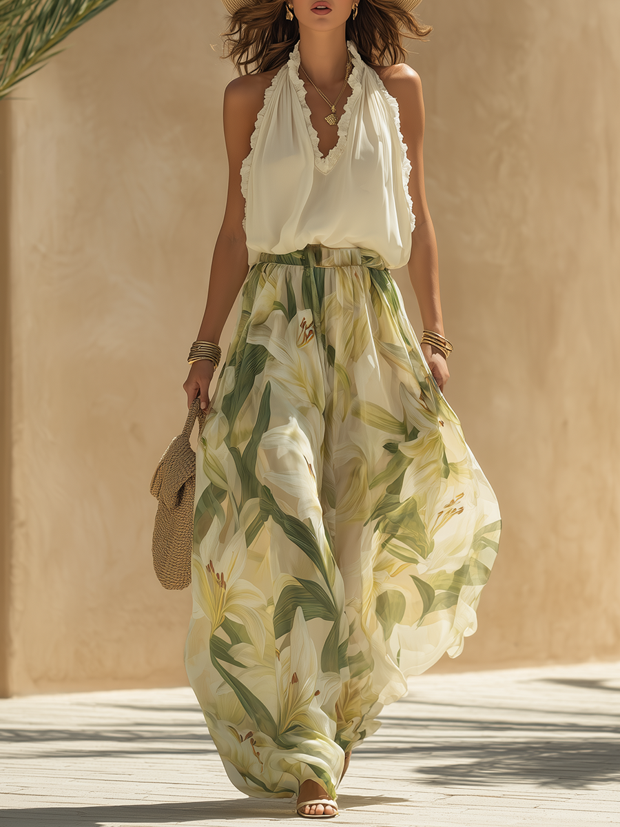Lyselle™ | Elegant Lightweight Floral Print Set
