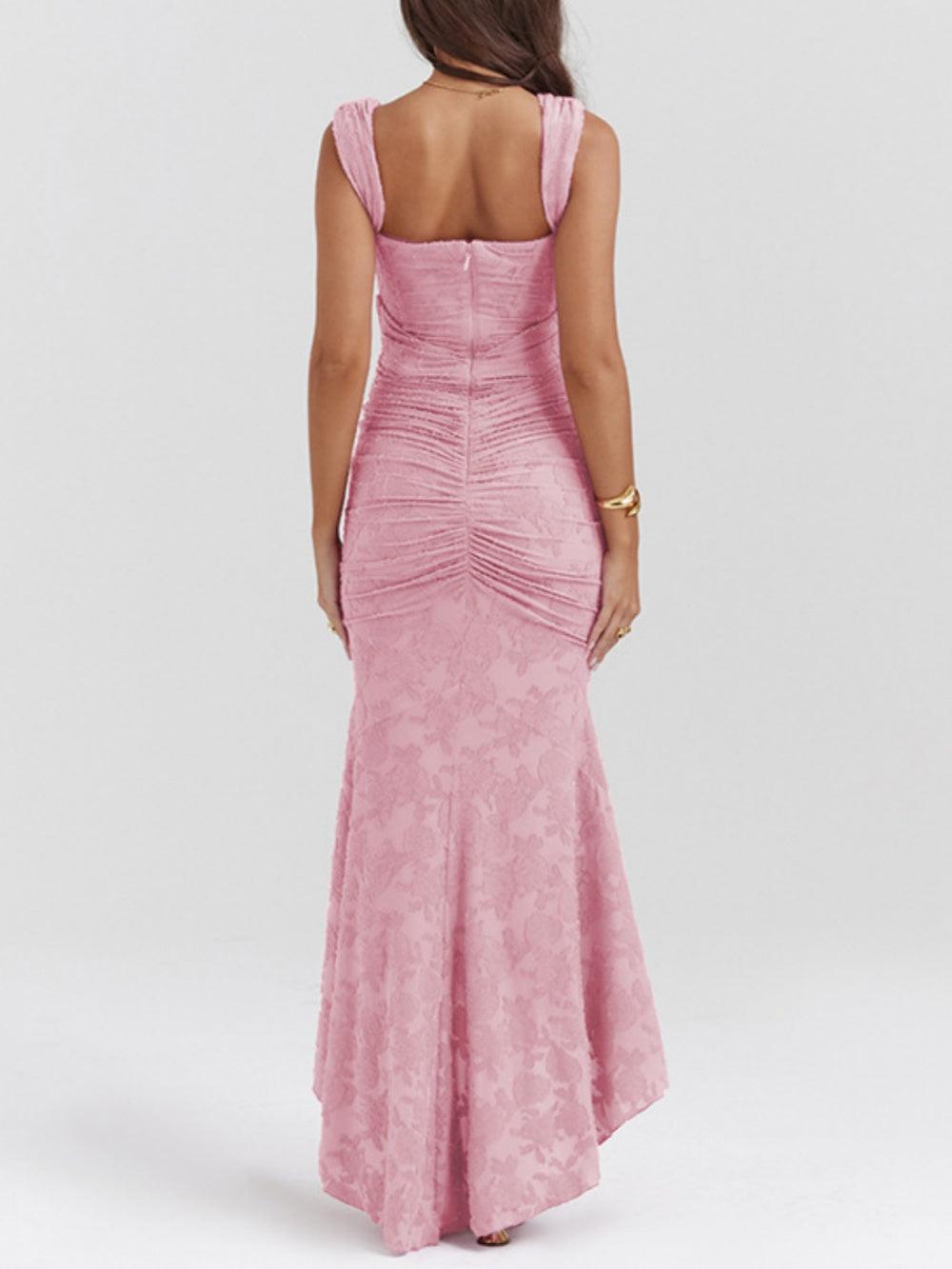 ELVENA™ | Lace Fishtail Midi Dress