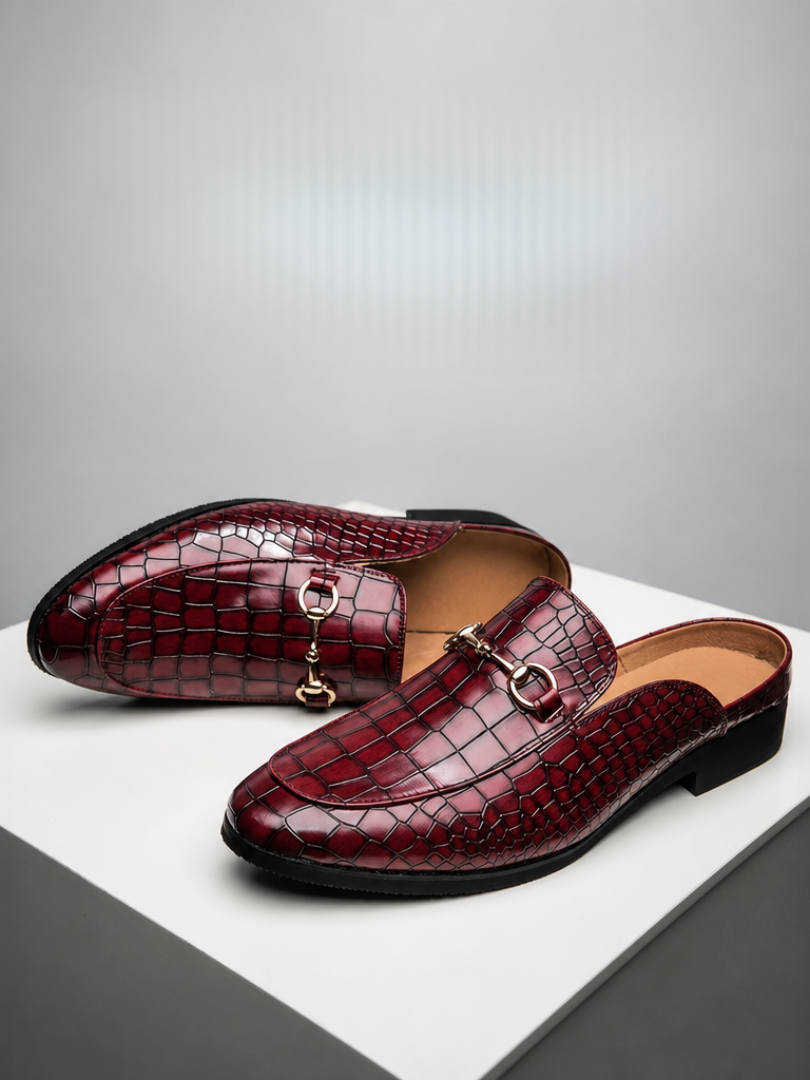 Elbert Genuine Leather Mules