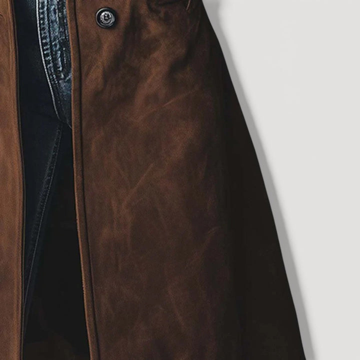 Carmen Suede Trench Coat