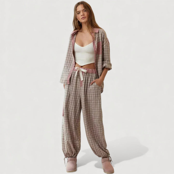 LORIENNE – COMFY LOUNGEWEAR PYJAMA SET