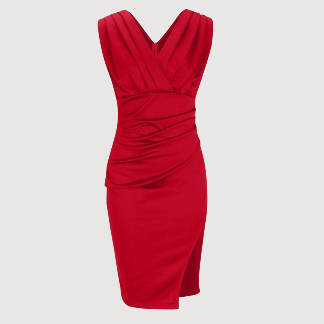 LENA – Sophisticated Midi Dress