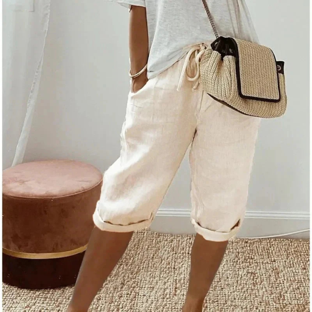 Fenlorn™ | Soft Tailored Capri Shorts