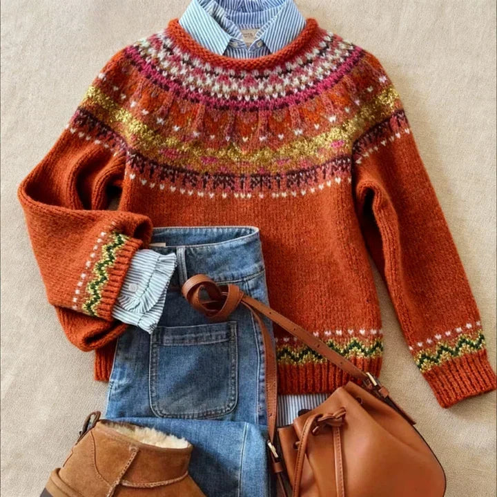 Elara | Chic Vintage Knit Sweater