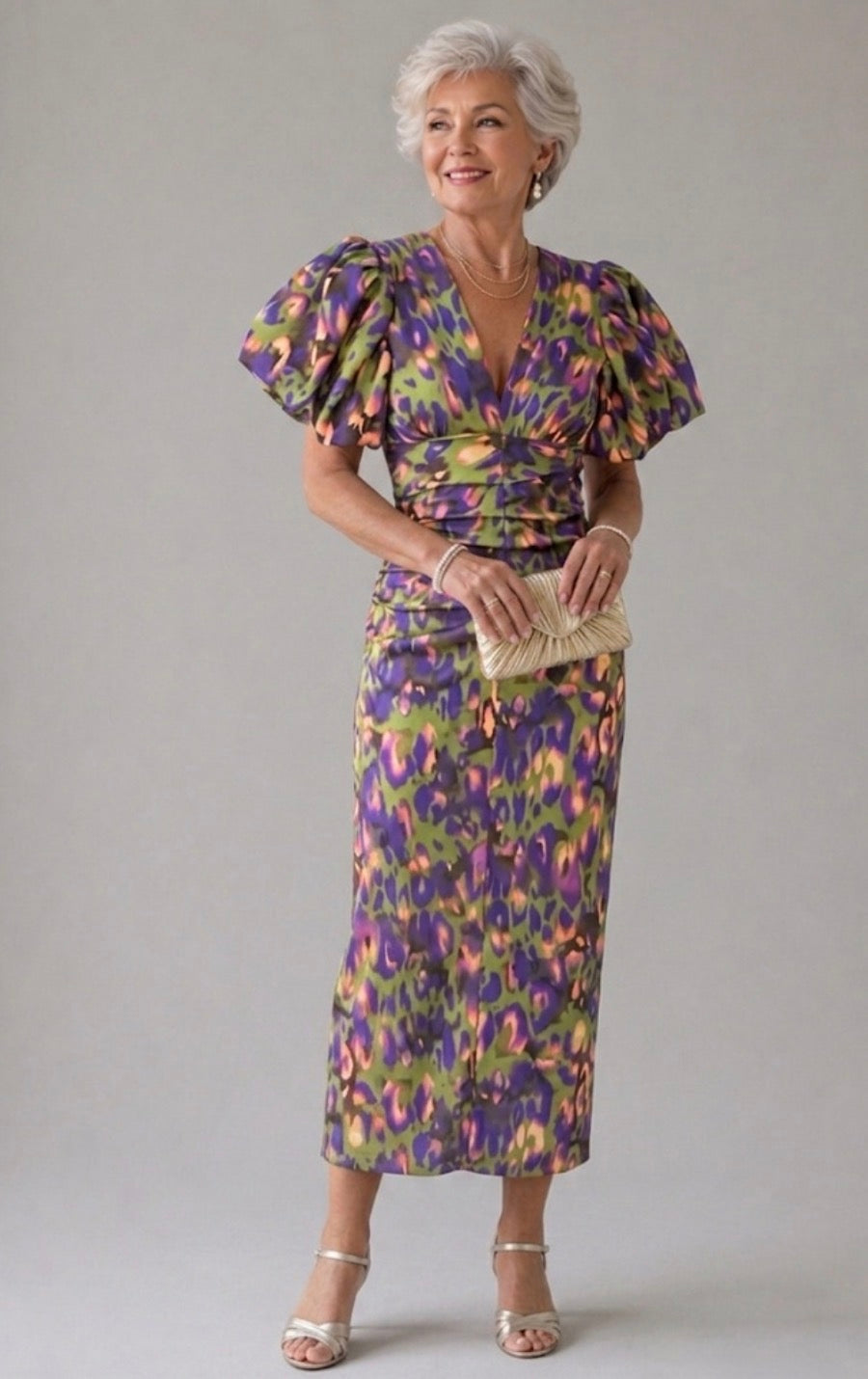 Hayes & Tate™ | Dress with Puff Sleeves