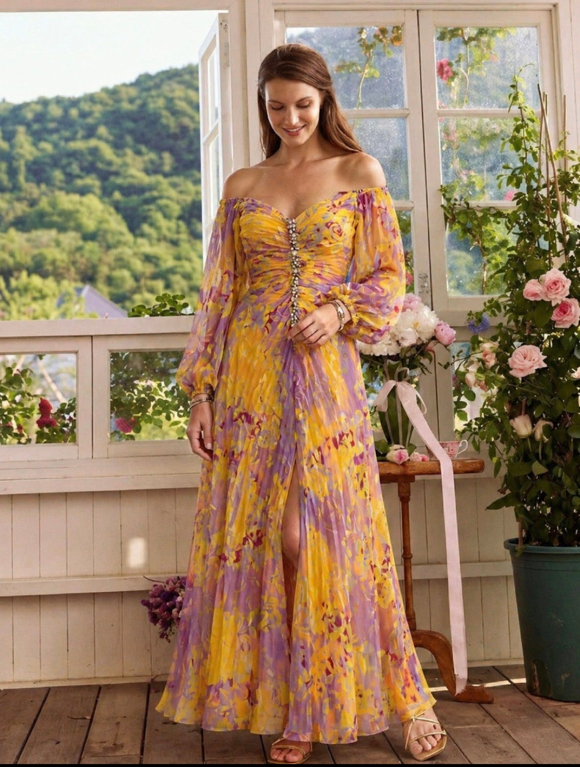 Hayes & Tate™  | Elegant Dress with V-Neck