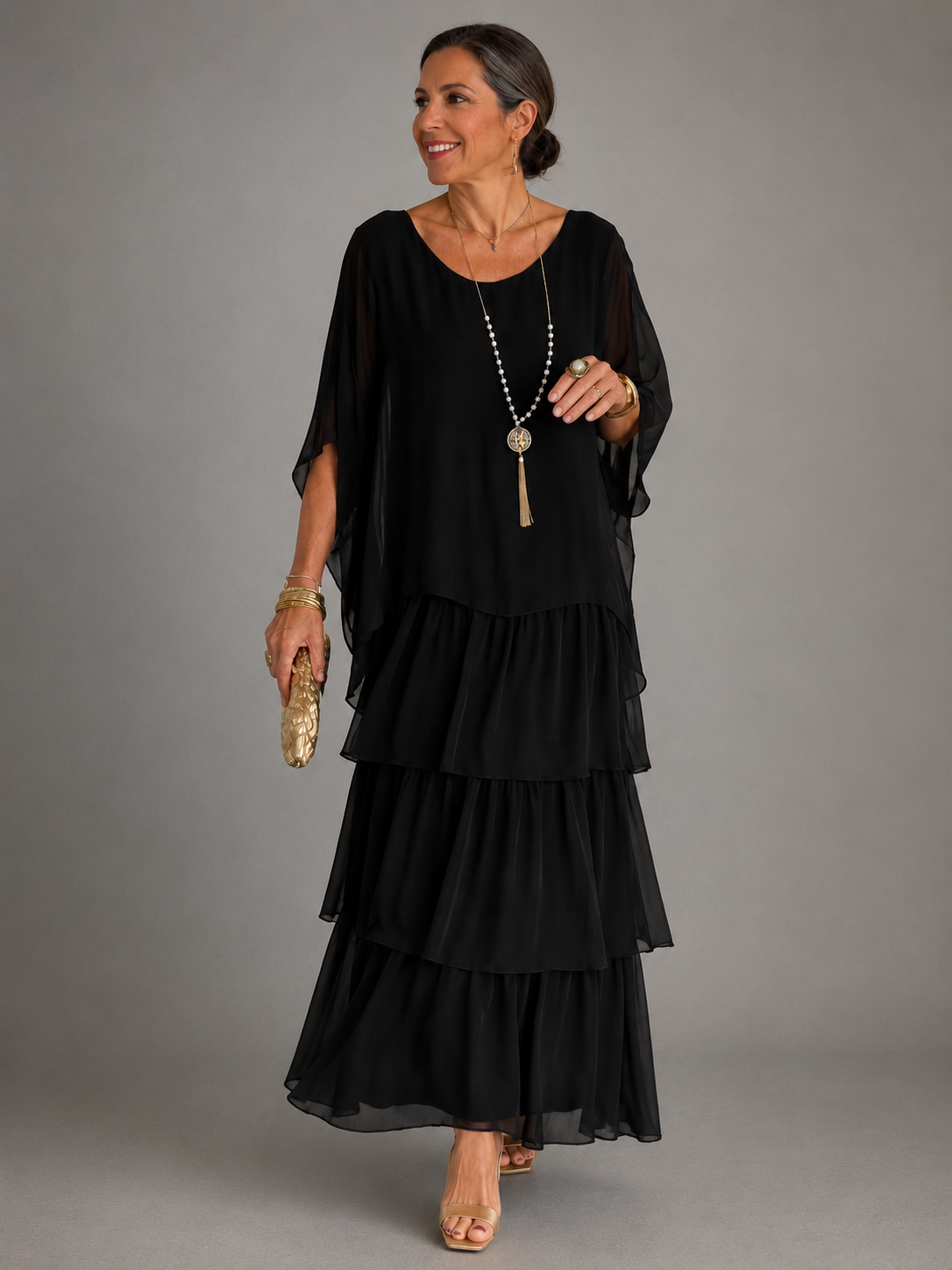 ELVENA™ | Elegant Flowy Maxi Dress