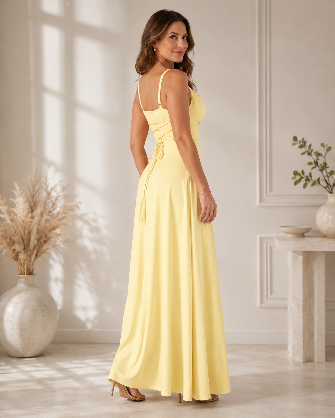 ELVENA™ | Cowl-Neck Maxi Dress