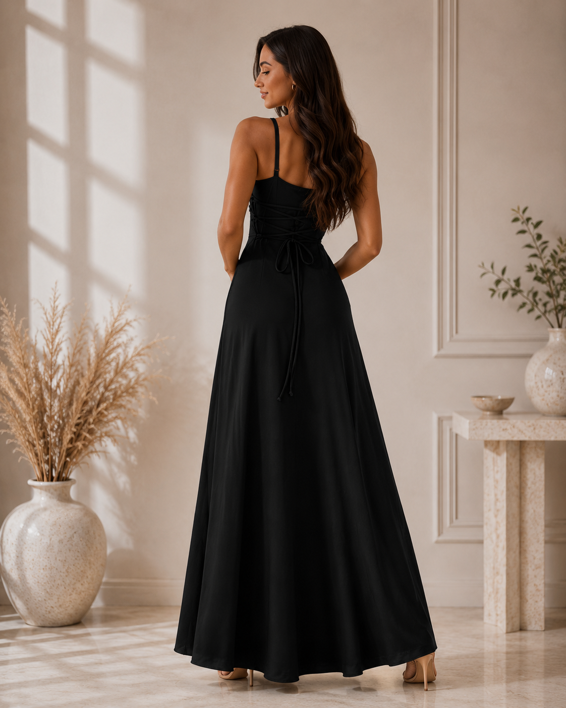 ELVENA™ | Cowl-Neck Maxi Dress